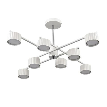 8241/8C COMFI LN26 244 белый/хром, металл Люстра потолочная LED GX53 8*7W 220V KARINA