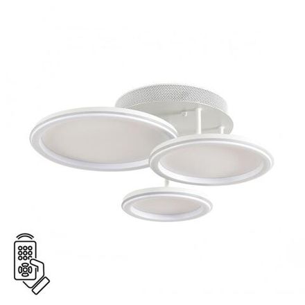 8380/60CL LEDIO LN26 000 белый,металл/акрил Умная люстра потолочная с ПДУ и голосовым управлением LED 60W 3000-6500К 220V ALIS SMART