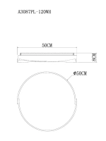 Потолочный светильник Arte Lamp ZIBAL A3087PL-120WH, 1хLED