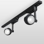 Basic System Трековый светильник 12W 4200K Orio черный LTB48