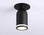 Накладной спот с выключателем TA127 BK черный GU10 max 12W D70*164*D55