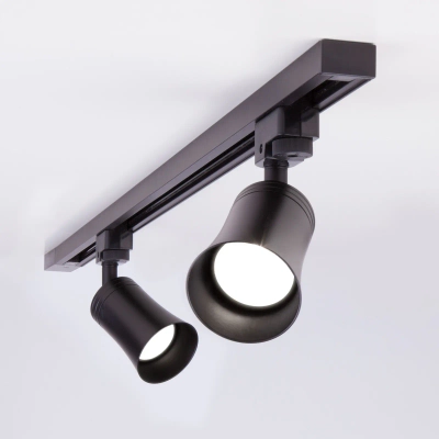 Basic System Трековый светильник GU10 Vetro Черный MRL 1001