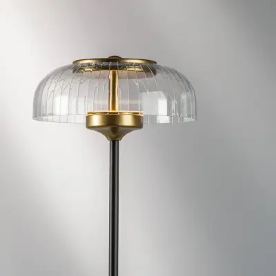 738773 Торшер ACRILE 7W LED 263LM 120G ЗОЛОТО/ЧЕРНЫЙ 3000K Lightstar