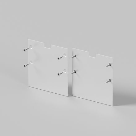 Комплект заглушек (для профиля 59×59) 2 шт., ALM-5959-EC 642058. TM Maytoni