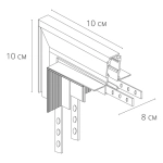 Коннектор угловой внутренний для магнитного шинопровода Arte Lamp EXPERT-ACCESSORIES A590906