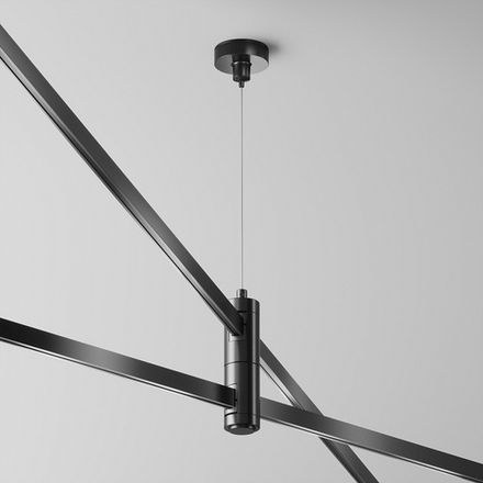 Подвес тросовый Hang двойной Flarity черный, TRA157SW-D1-B. TM Maytoni