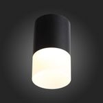 ST100.402.05 Светильник потолочный Черный LED 1*5W 3000K 390Lm Ra&gt;80 120° D64xH110 170-240VV