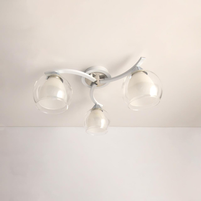 Citilux Кристи CL152130 Люстра потолочная Белая Хром