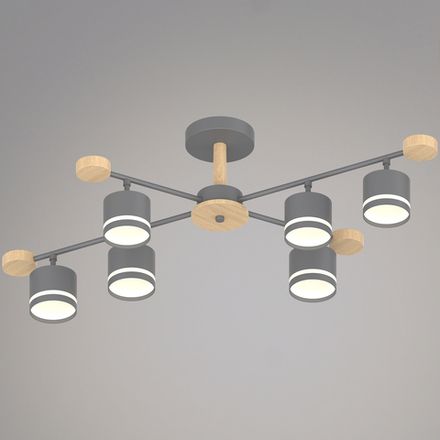 78730-0.3-06 GX53 GREY+WOOD светильник потолочный