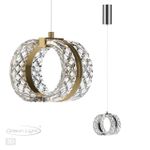 5030/8L L-VISION ODL24 451 античн.бронза/металл/акрил Подвес LED 8W 4000K 423лм MIRAGE