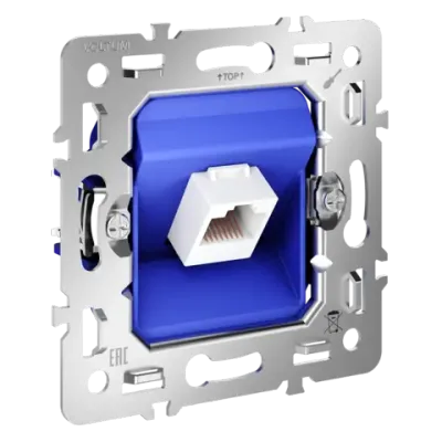 VLS0601M Механизм розетки компьютерной RJ45 кат.6, S70. (ТМ Maytoni)