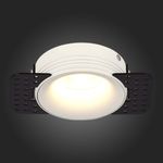 ST218.558.01 Св-к встр. Белый GU10 1*50W  IP20 D85xH30 165-265V Без ламп