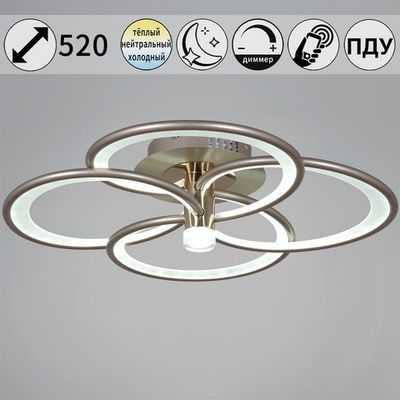 09246-0.3-4S Champaign silver светильник потолочный