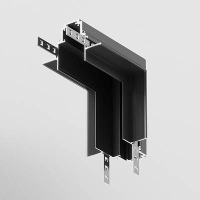 Угловой коннектор внутренний Gravity встраиваемый черный, TRX010ICL-22B. TM Maytoni