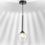 801201 Люстра VETRO 1х6W(led) G9 ЧЕРНЫЙ/ПРОЗРАЧНЫЙ