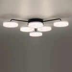 8236/6CL LEDIO LN25 000 черный, металл/акрил Люстра потолочная с ПДУ LED 85W 3000-6000К 220V DIDANA