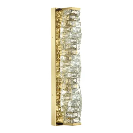 4999/15WL HALL ODL23 623 золотой/прозрачный/металл/хрусталь Бра LED 15W 4000K STRAZA
