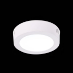 ST112.532.06 Светильник настенно-потолочный Белый LED 1*6W 3000K 330Lm Ra80 120° IP20 D110xH28 90-265V