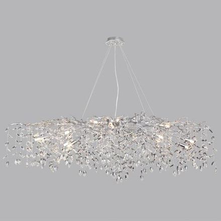 4970/16 HALL ODL24 615 матов.серебристый/алюмин./хрусталь Люстра G9 16*40W DELICA