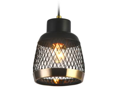 Подвесной светильник TR8005 SB/BK бронза/черный E27 max 40W D125*915