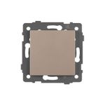 Механизм выключателя одноклавишный непроходной SWT-MK01-PL-GD-V (250V, 10A) (Arlight, -)