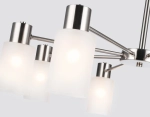 Светильник подвесной TR9575/8 SN сатин E14*8 max 40W 720*720*385