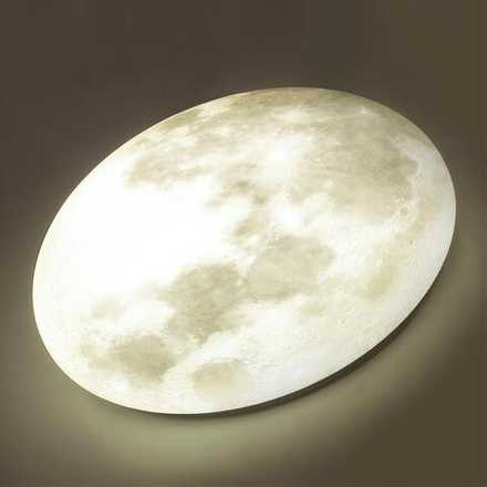 3084/DL PALE SN 68 Светильник пластик/белый/серый LED 48Вт 4000К D380 IP43 MOON