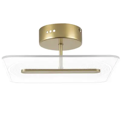 738043 Люстра ACRILE 14W LED 1236LM 120G ЗОЛОТО 3000K Lightstar