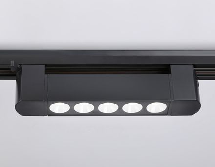 Светильник светодиодный трековый однофазный GL6703 BK черный IP20 10W 4200K 24° 192*35*57