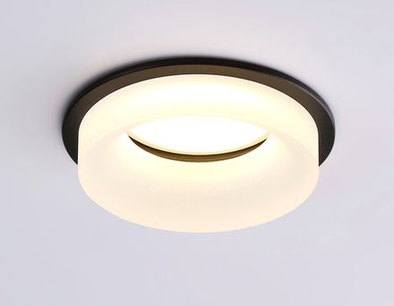 Встраиваемый точечный светильник MR16 TN1303 BK/FR черный/белый матовый MR16 GU5.3 D80*42