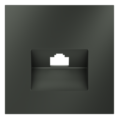 VLS001306 Накладка для розетки компьютерной RJ45 кат.6, S70 (титан). (ТМ Maytoni)