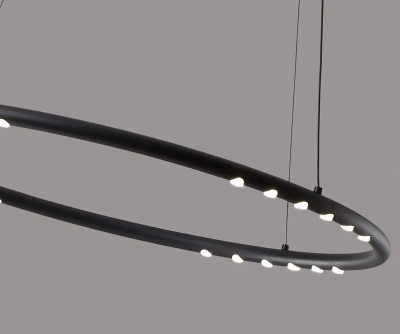 08557-60,19 Подвес диммируемый Магни черный d60 h200 Led 24W (4000K) с пультом ДУ