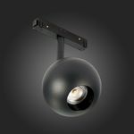 ST354.436.12 Магнитный трековый светильник Черный LED 1*12W 3000K 680Lm Ra&gt;80 36° IP20 L120xW100xH195 48V