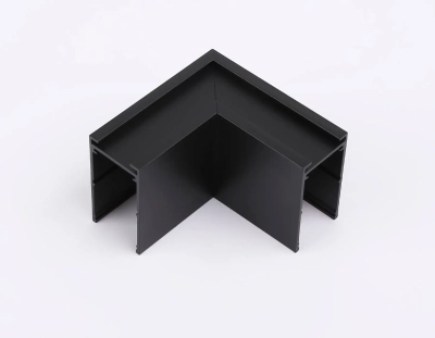 Коннектор угловой для накладного шинопровода Magnetic 220V GL1032 BK черный 80*80*52 (соединители в комплекте)