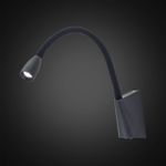 Citilux Декарт CL704341 LED Бра гибкое с выключателем Чёрное