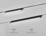 Светильник светодиодный трековый Magnetic 48V 10mm GL2355 BK черный IP20 20W 3CCT 3000-6400K 400*10*73