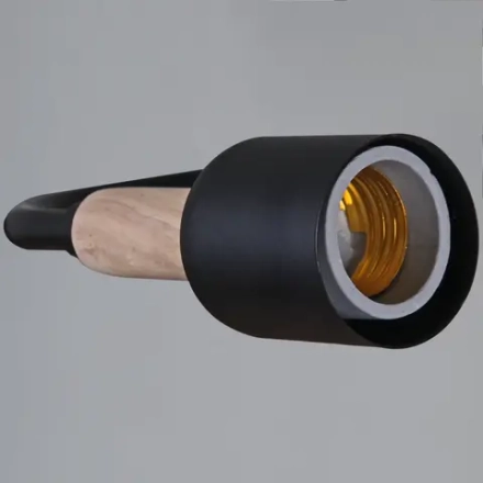 10070-0.3-04 BK+WOOD светильник потолочный Reluce, E27х4
