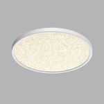 7661/32L MITRA LED SN 56 Светильник пластик/белый LED 32Вт 3000/4000K D400 IP40 OMEGA WHITE