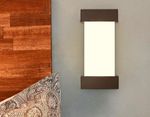Настенный светодиодный светильник с акрилом FW205 SCF/FR кофе песок/матовый LED 4200K 10W 230*120*35