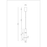 Точечный подвесной светильник Arte Lamp ASCELLA A2034SP-1WH, 1хLED