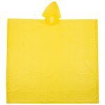 Дождевик-пончо RP-18, размер L (120x130 cm), желтый,  материал: ПЕВА (Минимальная отгрузка 10 шт)