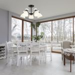 4534/5C COMFI LN21 240 черный Люстра потолочная E27 5*60W 220V WILMA