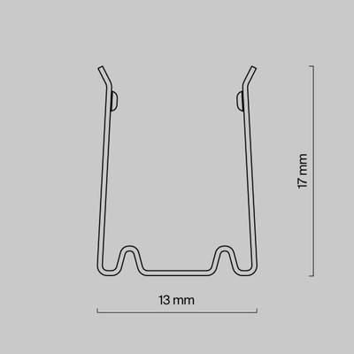 Гибкий профиль для гибкого неона 17x12 мм (алюминий, 2x0,5м)