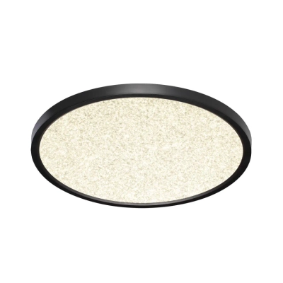 7662/32L MITRA LED SN 090 Светильник пластик/белый/черный LED 32Вт 3000/4000K D400 IP40 OMEGA BLACK