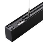 359603 OVER NT25 068 черный Светильник линейный светодиод. с переключ. цв. температуры IP20 LED 20W 220-240V 3000К\4000К\6000К FATTO