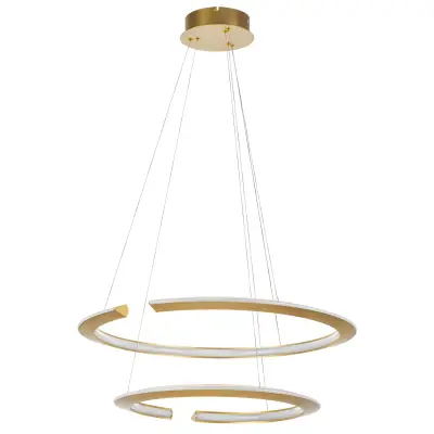 814223 Люстра VIRATA LED 58W 2900LM ЗОЛОТО 3000K Lightstar