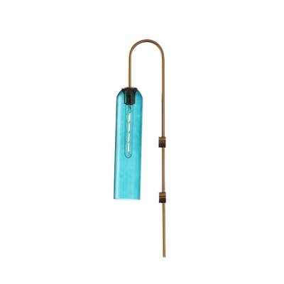 SL1145.381.01 Светильник настенный ST-Luce Латунь/Голубой E27 1*60W