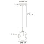 Подвесной светильник Arte Lamp TUREIS A9915SP-1PB, 1хE14