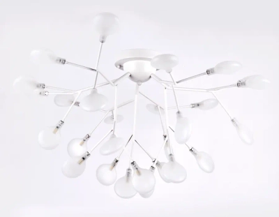 Потолочная люстра TR3011/27 WH/FR белый/матовый G4*27 max 20W D730*430 (лампы LED G4 1.5W 4200K в комплекте)