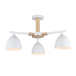 8095/3C MODERNI LN26 340 белый/белый металл, дерево/металл Люстра потолочная Е27 3*60W 220V COLANGE